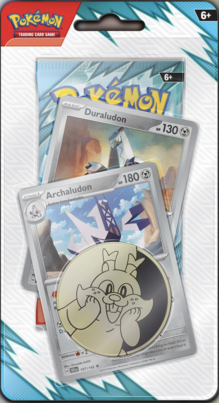 Pokemon SV9 Journey Together Checklane Blister - Archaludon & Duraludon